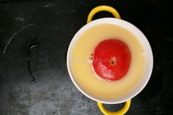 番茄蒸蛋的做法图解5
