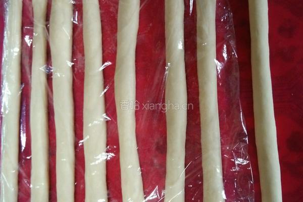 酸奶萌兔火腿面包的做法图解7