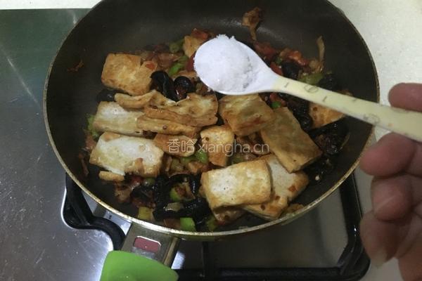 干锅豆腐的做法图解12