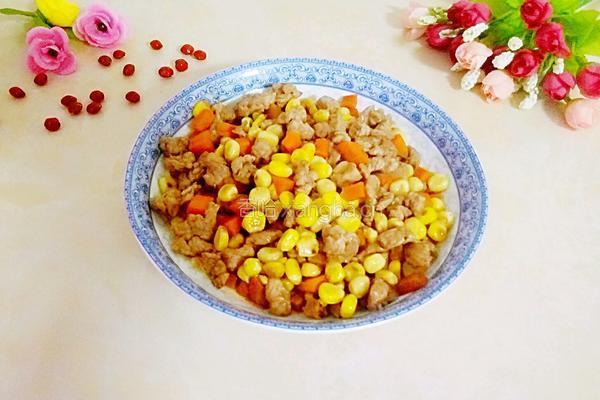 玉米炒肉的做法图解5