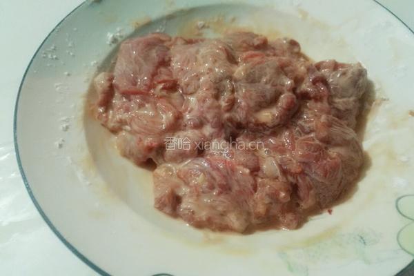 姜丝炒牛肉的做法图解4