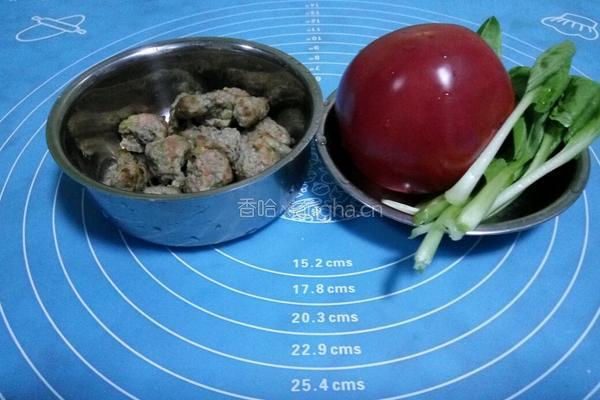 番茄牛肉丸子汤的做法图解3