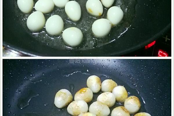 虎皮鹌鹑蛋烧肉的做法图解6
