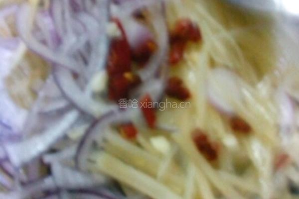 土豆丝炒洋葱丝的做法图解7