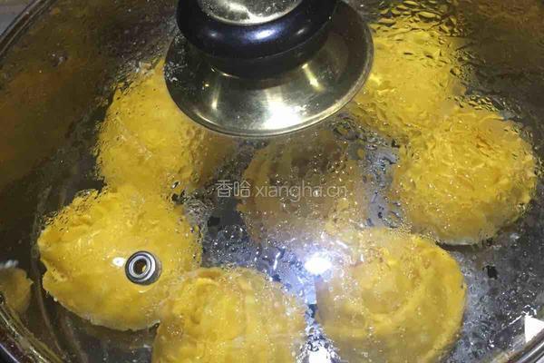 南瓜玫瑰馒头的做法图解13
