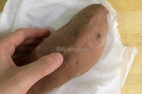 微波炉烤红薯的做法图解9