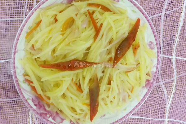 泡菜土豆丝的做法图解9