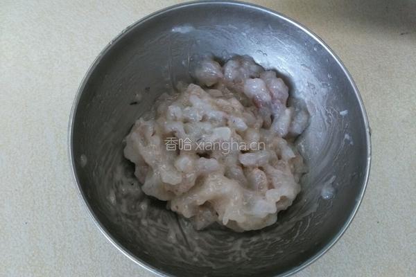 虾肉粥的做法图解4