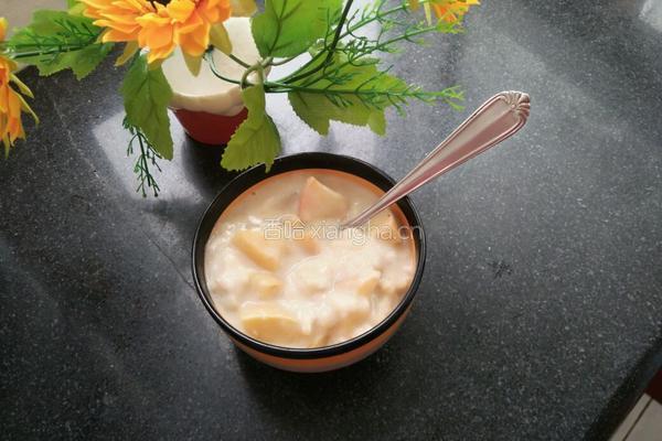燕麦牛奶水果粥的做法图解6