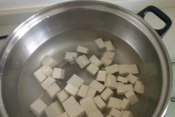 虾皮豆腐的做法图解3
