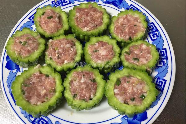 煎酿苦瓜的做法图解7