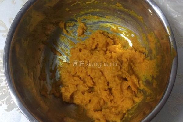 南瓜花卷的做法图解4