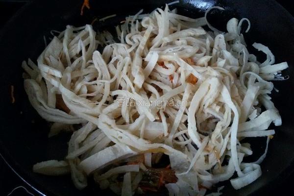 素炒饼的做法图解6