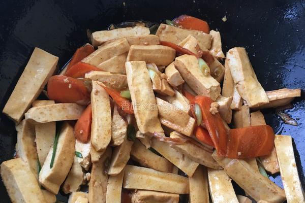 炒豆干的做法图解4