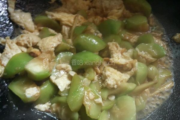 八角瓜炒蛋的做法图解11