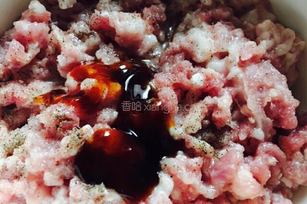 咸蛋姜汁蒸肉饼的做法图解2