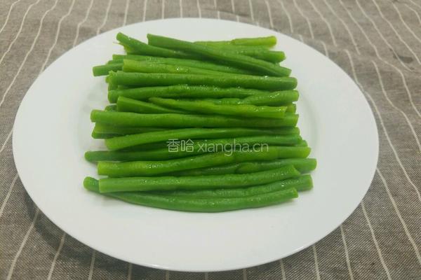 姜汁豇豆的做法图解6