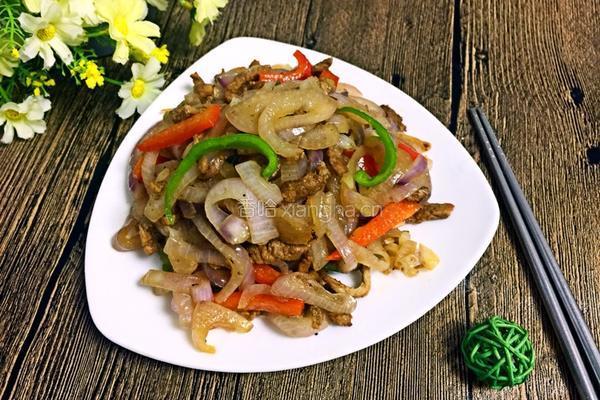 洋葱炒牛肉丝的做法图解9
