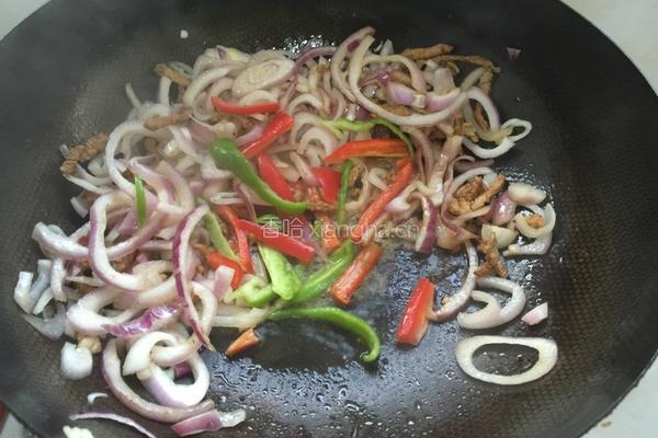 洋葱炒牛肉丝的做法图解6