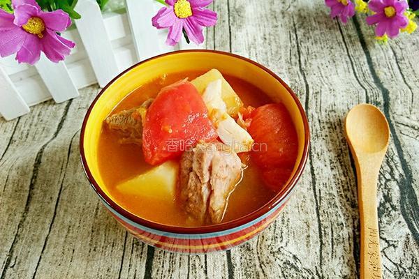 番茄土豆排骨汤的做法图解11