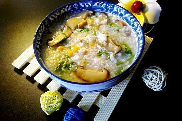 香菇干贝粥的做法图解7