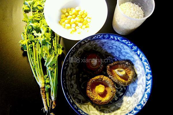 香菇干贝粥的做法图解1