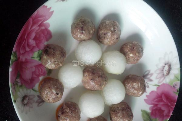 蒸牛肉丸子的做法图解8