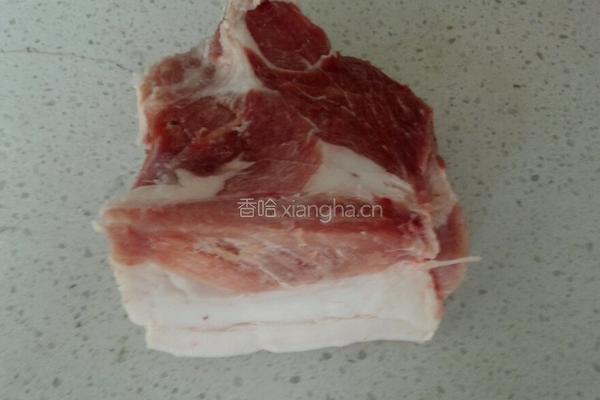 简易红烧肉的做法图解1