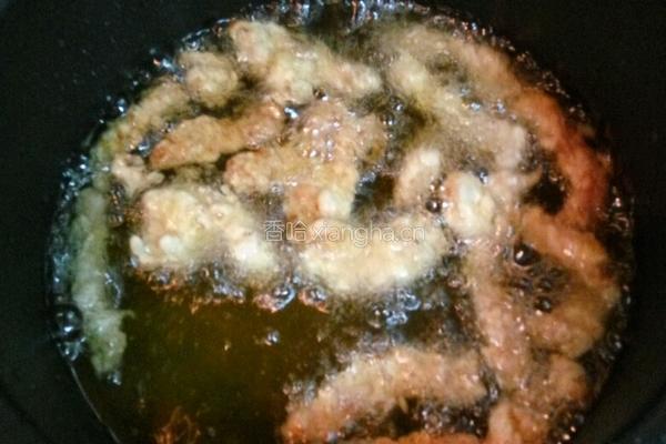 炸肉炒西芹的做法图解6