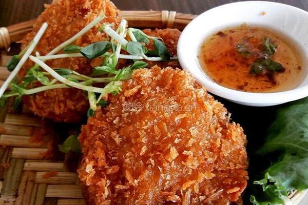 虾饼的做法图解9