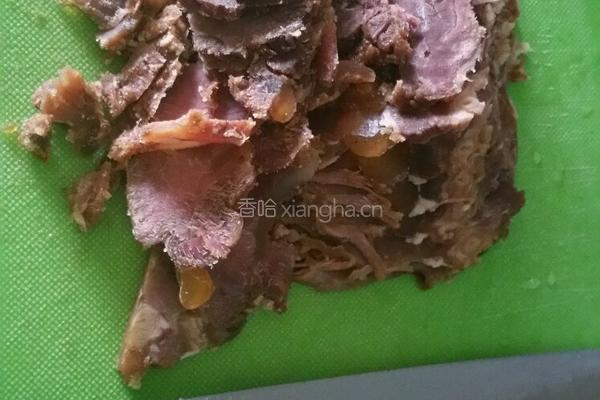 香菜拌牛肉的做法图解4