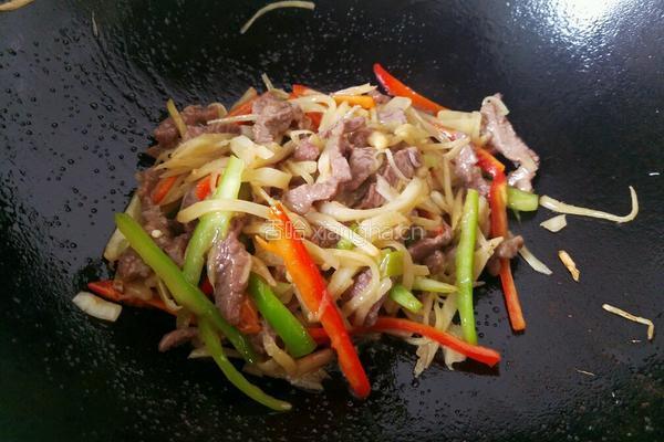 子姜炒牛肉的做法图解11