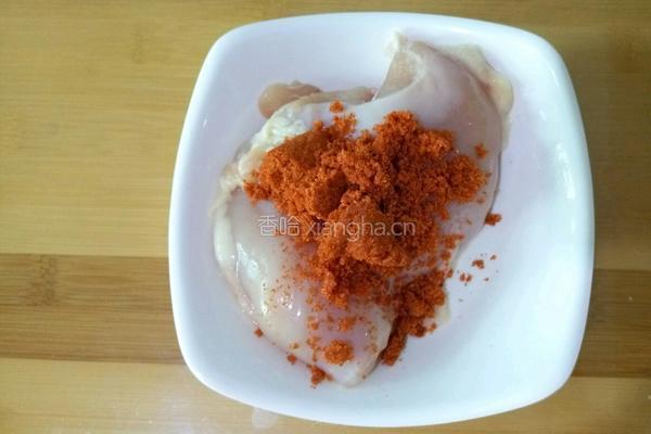 烤鸡肉寿司卷的做法图解2