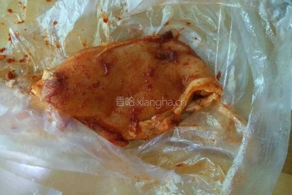烤鸡肉寿司卷的做法图解3
