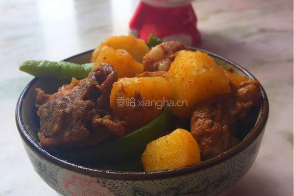 土豆芸豆炖排骨