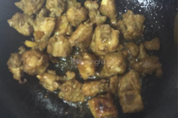 土豆芸豆炖排骨的做法图解3