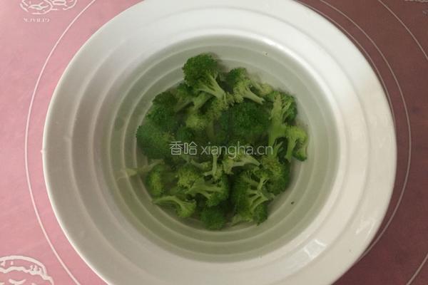芝士焗西兰花的做法图解2
