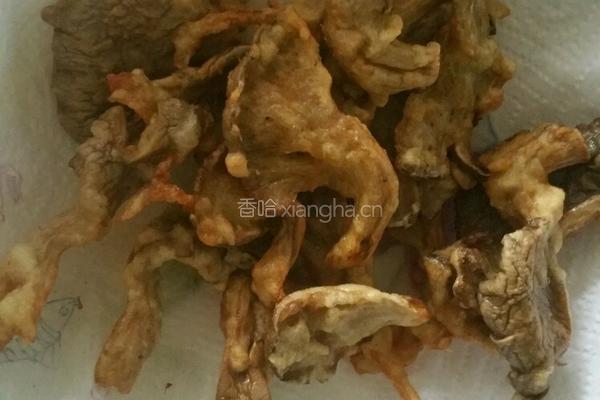 炸鲜蘑的做法图解4