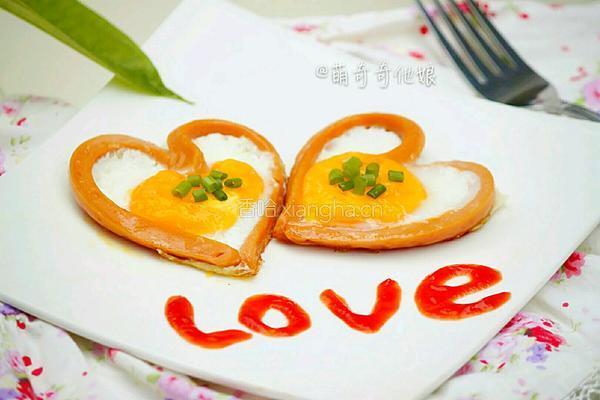 电饭煲火腿爱心煎蛋的做法图解9