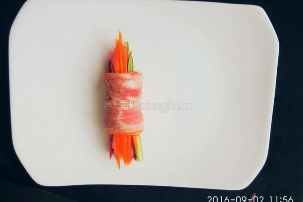 培根蔬菜肉卷的做法图解5