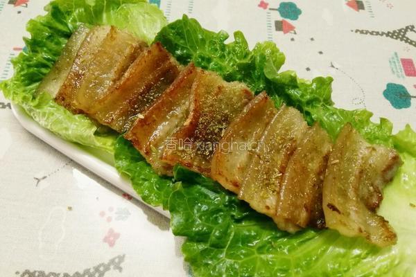 香煎梅花肉的做法图解8