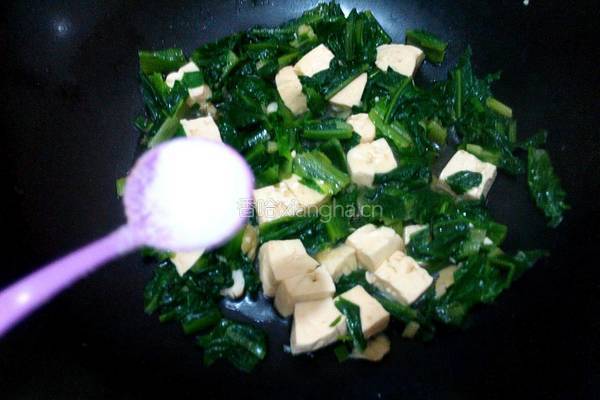油麦菜炖豆腐的做法图解9