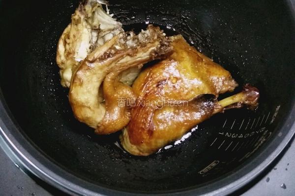 无水电饭锅焗鸡的做法图解6