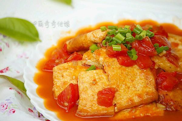 番茄烧豆腐的做法图解1