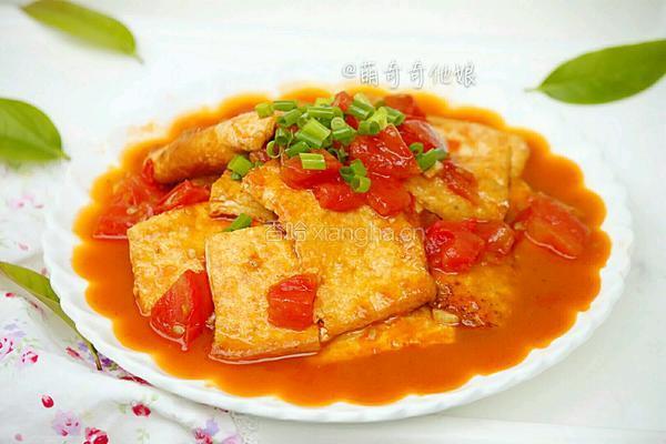 番茄烧豆腐的做法图解12