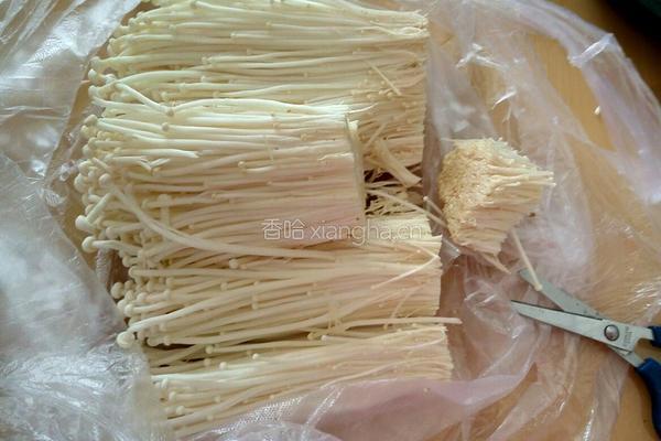 烤金针菇的做法图解1
