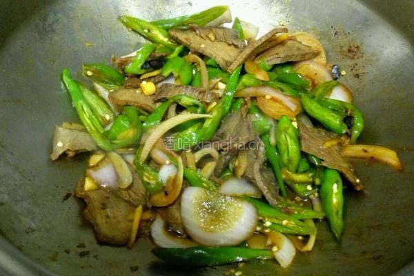 青椒酱牛肉的做法图解6
