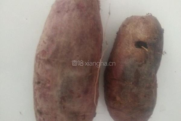 烤紫薯的做法图解2