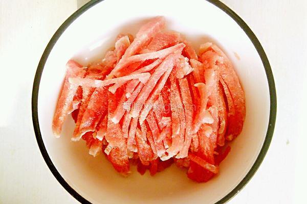 豇豆角炒肉的做法图解3