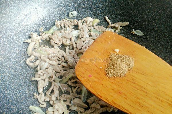 豇豆角炒肉的做法图解8